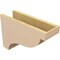 Ekena Millwork 6"W x 18"D x 12"H Classic Garner Rough Cedar Woodgrain TimberThane Corbel, Primed Tan CORUR06X18X12GARRCPR - alternate 4
